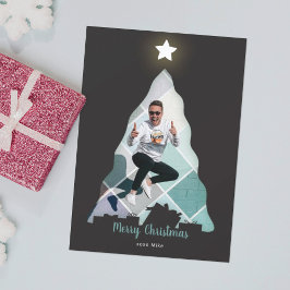Kerstboom Fotokaart Kaart