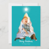 Kerstboom Fotokaart Kaart (Voorkant)