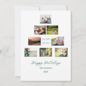 Kerstboom Fotokaart Vakantie Kaart (Voorkant)