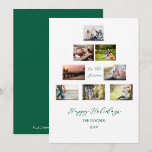 Kerstboom Fotokaart Vakantie Kaart