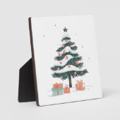 Kerstboom fotoplaat (Voorkant)