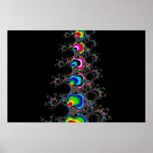 Kerstboom - Fractral Poster