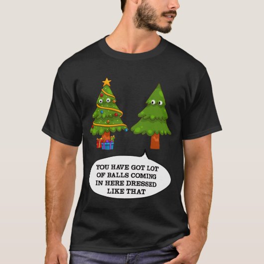 Kerstboom Funny - Ugly Smart Funny Kerstmis T-shirt (Voorkant)