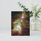 Kerstboom Galaxy Feestdagenkaart (Staand voorkant)