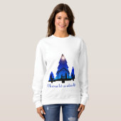 Kerstboom Geboorte: Oh kom laten we hem aanbidden Trui (Voorkant volledig)