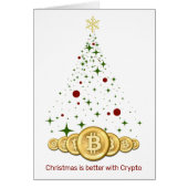 Kerstboom gedecentraliseerd Wenskaart (Voorkant)