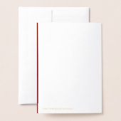 Kerstboom gelooft goudolie-Kaart Folie Kaarten (Met envelop)