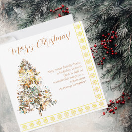 Kerstboom gemaakt van sneeuwvlokken