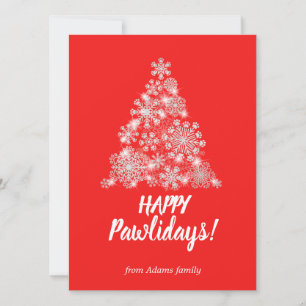 kerstboom, gemaakt van sneeuwvlokken voor lintafdr