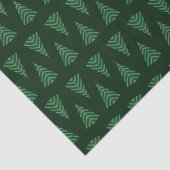 Kerstboom Geometrisch Donkergroen Tissuepapier (Detail)