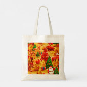 Kerstboom Gepersonaliseerde Chef Gift Tote Bag (Achterkant)