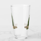 Kerstboom Gepersonaliseerde feestelijke vakantiegl Glas (Links)