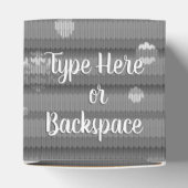 Kerstboom geschenkdoos Gepersonaliseerde vakantied Bedankdoosjes (Bovenkant)