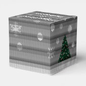 Kerstboom geschenkdoos Gepersonaliseerde vakantied Bedankdoosjes (Achterkant)