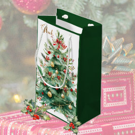Kerstboom Geschenkentas Klein Cadeauzakje