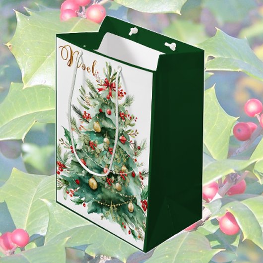 Kerstboom Geschenkentas Medium Cadeauzakje