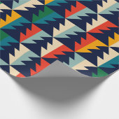 Kerstboom gestreept cadeaupapier (Hoek)