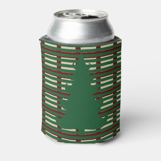 Kerstboom gestript blikjeskoeler (Blikje Achterkant)