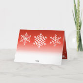 Kerstboom gevouwen vakantiekaart feestdagen kaart (Achterkant)