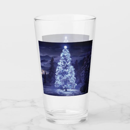kerstboom glas (Voorkant)