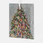 Kerstboom- Glas Ornament (Voorkant links)