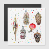 Kerstboom  glasdecoraties (Voorkant / Achterkant)