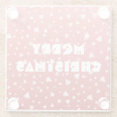 kerstboom glazen onderzetter (Achterkant)