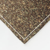 Kerstboom Glitter en Sneeuwvlokken | Goud Fleece Deken (Hoek)