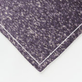 Kerstboom Glitter en Sneeuwvlokken | PAARSE Fleece Deken (Hoek)