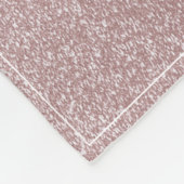 Kerstboom Glitter en Sneeuwvlokken | roze Fleece Deken (Hoek)