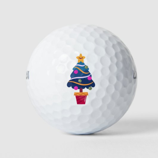 kerstboom golfballen (Voorkant)
