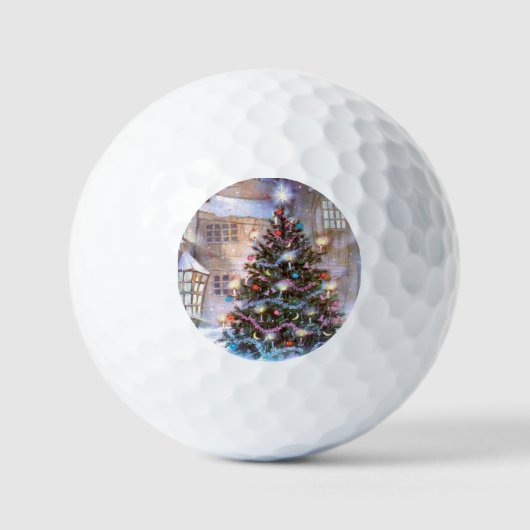 kerstboom golfballen (Voorkant)
