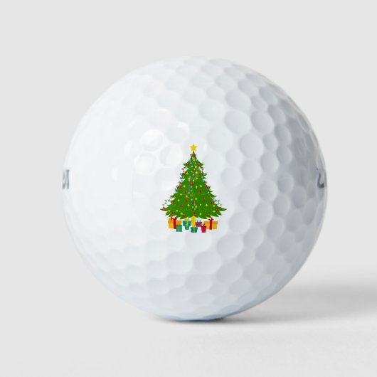 kerstboom golfballen (Voorkant)