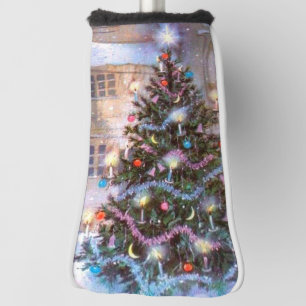 kerstboom  golfheadcover