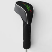kerstboom golfheadcover (Schuin)