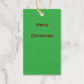 Kerstboom Goud Cadeaulabels (Achterkant)