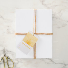 Kerstboom Goud Cadeaulabels