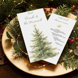 Kerstboom Gouden Ster Oefenavondeten Menu