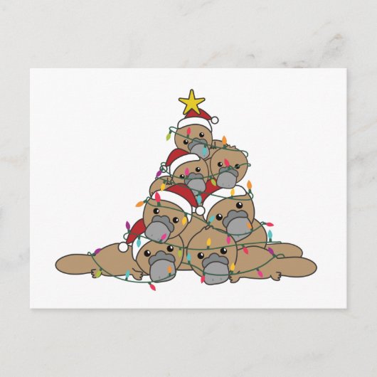 Kerstboom, grappig kerstBriefkaart Briefkaart (Voorkant)