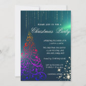 kerstboom, Green Kerstmis Company Party Kaart (Voorkant)