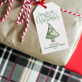 Kerstboom {GROEN} Cadeaulabel