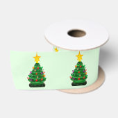 Kerstboom groen lint (Spoel)