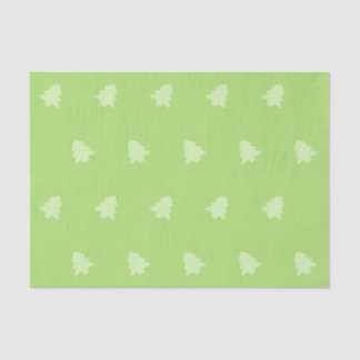 Kerstboom Groen op groen Tissuepapier