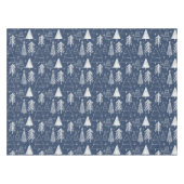 Kerstboom - groenblijvende boom - dennenboom blauw tafelkleed (Voorkant (Horizontaal))