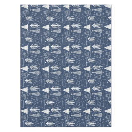 Kerstboom - groenblijvende boom - dennenboom blauw tafelkleed