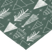 Kerstboom - groenblijvende boom - dennenboom groen tafelkleed (Gekanteld)