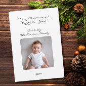 Kerstboom Groene Militaire Vliegtuig Minimalist Feestdagenkaart