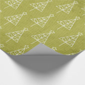 Kerstboom Groene XMAS Print Wrapping Papier (Hoek)