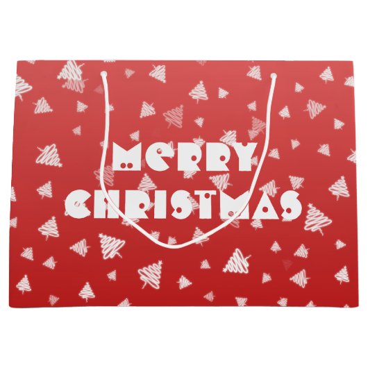 kerstboom groot cadeauzakje (Voorkant)