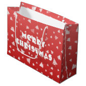 kerstboom groot cadeauzakje (Voorkant Gekanteld)